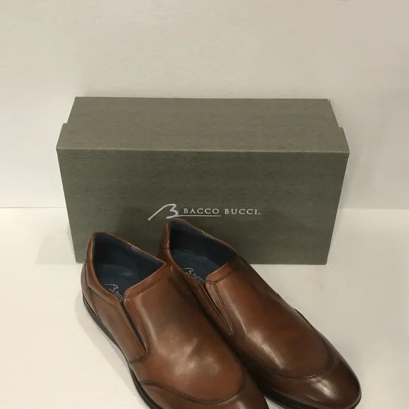 Bacco bucci casual shoes sneakers slip on tan